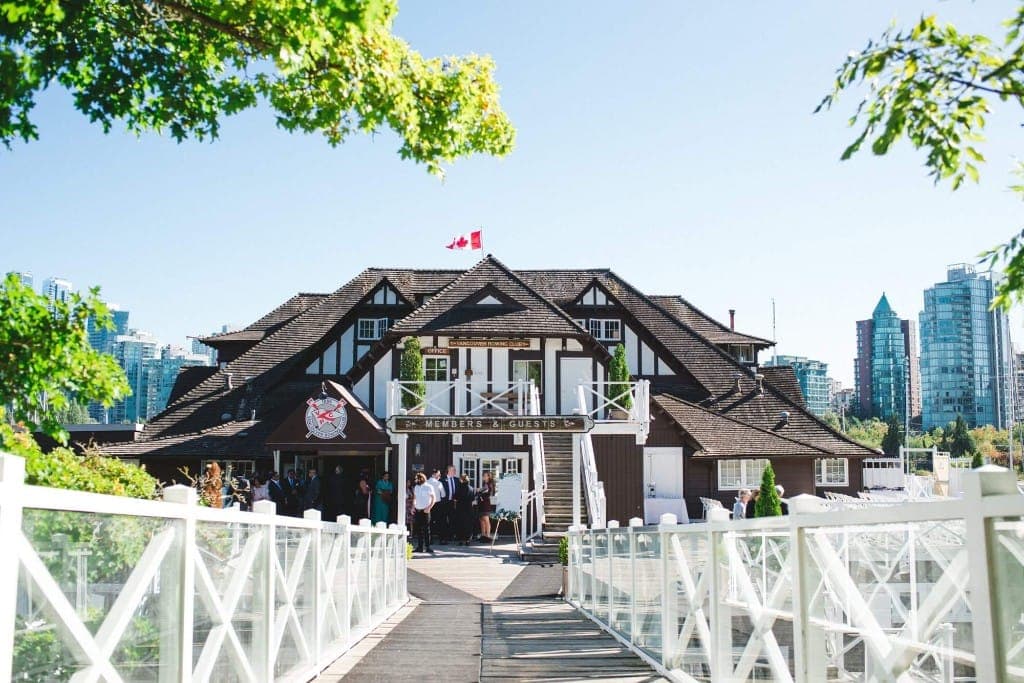 The Vancouver Rowing Club clubhouse on Coal Harbour, home of VRC women's rugby in Stanley Park, Vancouver
